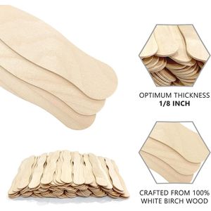 Manici per Ventagli in Legno Jumbo da 8 Pollici - 55 Pezzi in Bambù e Legno per Artigianato, Programmi Matrimoniali, Miscelazione Colori, Arte Domestica e Progetti Scolastici - Product Image 3