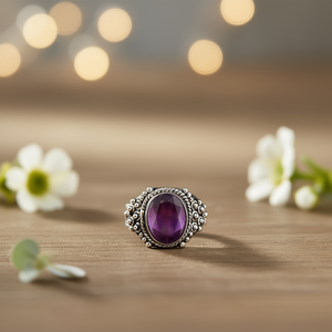 แหวนแฟชั่นอเมทิสต์ 4.2 กรัม - Product Image 3