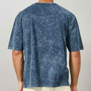 T-shirt Homme Nouvelle Collection Lavage Acide Haute Qualité Respirant Léger à Prix Bas pour la Vente en Gros - Product Image 2