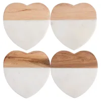 Sous-verre en bois de luxe résistant à la chaleur, taille et épaisseur personnalisables, design moderne pour la décoration de table, réutilisable, sous-verre gravé pour boissons