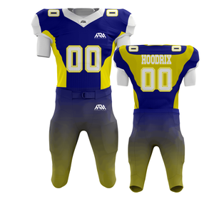 Custom American Football Jersey Professional Sublimation Team Uniforms OEM Wholesale Breathable Mesh American Football Uniform - Product Image 2