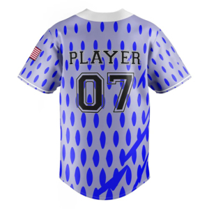 Baseball Jersey Men's Short Sleeve Geometric Print Sublimated 100% <b>Polyester</b> Breathable Regular Fit All Seasons - Product Image 6