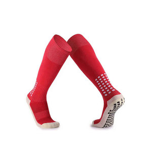 Wholesale High Quality <b>Custom</b> Embroidery Logo Soccer Football <b>Socks</b> Men's Anti Slip <b>Grip</b> Cotton Sports Youth Designer Print - Product Image 1