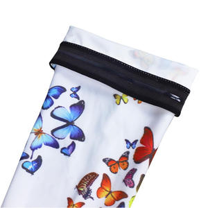 Manguitos de protección UV UPF50+ con estampado de mariposas y manga larga para mujer - Product Image 4