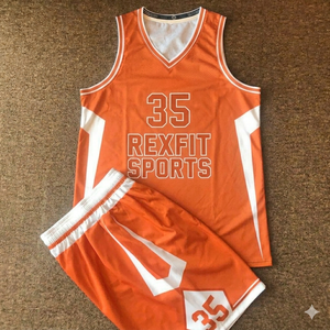 Conjunto de Baloncesto de Diseño Personalizado, Jersey y Pantalones Cortos de Secado Rápido, Uniforme Deportivo de Entrenamiento, Jersey de Fútbol, Uniforme de Fútbol Ajustado - Product Image 5