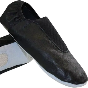 Zapatillas de gimnasia de suela completa de cuero suave gomaado para entrenamiento, ideales para verano, primavera y otoño. - Product Image 5