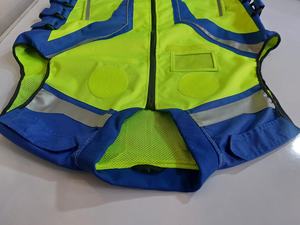 Salut Vis Orange maille Construction gilets de sécurité gilet de sécurité réfléchissant Multi poches vêtements de travail nouveau de haute qualité - Product Image 6