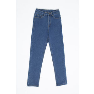 Jeans en denim sur mesure de haute qualité pour hommes, nouveau style tendance coupe droite, disponible en plusieurs couleurs, prix de gros offert - Product Image 4