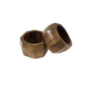 Porte-serviettes en bois fait main unique, de qualité supérieure, objet décoratif de table. Achetez chez UF INTERBATIONAL Crafts en Inde. - Product Image 6