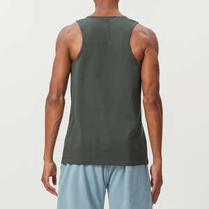 Camiseta Deportiva para Hombre, Transpirable, de Algodón, para Gimnasio, Running, Tenis, Estilo Casual, Estampada o Lisa, sin Mangas - Product Image 2