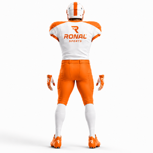 Uniforme de football américain en polyester/coton imprimé par transfert thermique personnalisé, impression professionnelle, best-seller - Product Image 2