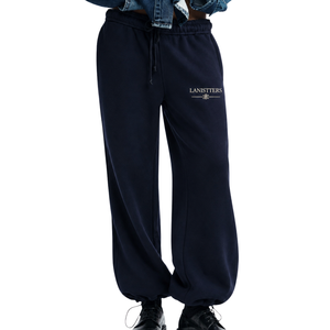 Women's Baggy Sweatpants Adjustable Hem Drawstring Elastic Waist Relaxed Fit Jogger <b>Trousers</b> <b>with</b> <b>Pockets</b> Custom OEM Streetwear - Product Image 1