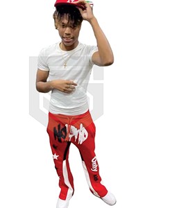 Très tendance nouveaux ensembles décontractés pour hommes d'été chemise à manches courtes et pantalon imprimé ensemble de survêtement ensembles pour hommes fabriqués par Gucha Sports - Product Image 4