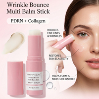 Baume anti-rides au collagène PDRN d'ADN de saumon avec logo personnalisé, hydratation longue durée, soin hydratant pour le visage, les yeux, le cou et la peau