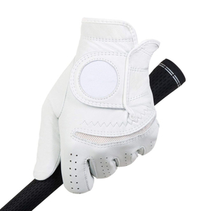 Women Premium Cabretta Leather Golf Glove Soft Breathable Anti Slip <b>Adjustable</b> <b>Strap</b> Right Hand Outdoor Sports - Product Image 2