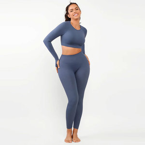 <b>Stretch</b> Sculpt Womens Leggings Custom Logo Yoga Tights Breathable Athletic Wear For Gym And Sports - Product Image 2