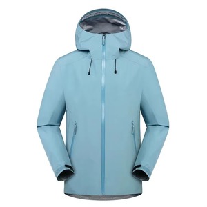 High Demanded Wholesale Unisex Full Zip 100% Polyester Waterproof Eco-Friendly Hooded Lightweight Windbreaker <b>Rain</b> <b>Jacket</b> - Product Image 6