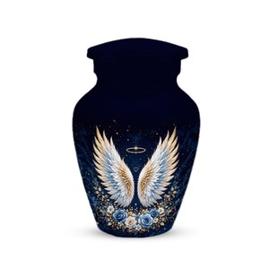 Flaying Eagle Aluminium Adult Burial <b>Urns</b> Customizable Design <b>Large</b> Human Ashes <b>Urns</b> with Sticker Finished Custom Color - Product Image 3