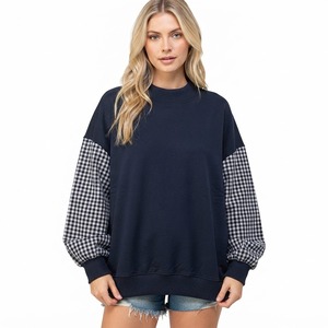 Compre Sudadera Premium para Mujer, Corte Holgado, Cuello Alto Simulado, Estilo Casual, Manga Larga, Diseño Cómodo - Product Image 2