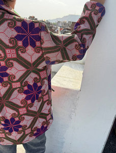 Handmade Vintage <b>Kantha</b> Cotton <b>Jacket</b> – Sustainable Patchwork Quilted Coat, Boho Chic Fashion - Product Image 6