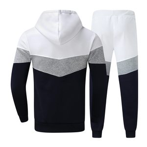 Trajes Deportivos de Alta Calidad para Hombre, a la Moda, Corte Ajustado, Combinación de Colores, Traje Deportivo para Entrenamiento - Product Image 3