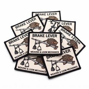Écusson brodé hexagonal personnalisé, style vintage, pour la topographie, avec bordure Merrow, vente en gros, emblème pour vêtements en vrac - Product Image 3