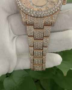 Diamond Luxury Vvs Moissanite <b>Mechanical</b> <b>Watches</b> Chain Iced Out 100% Pass Diamond Tester Hip Hop Buss Down Mossinate <b>Watches</b> - Product Image 3
