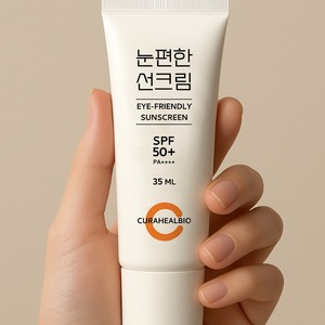 [CURAHEALBIO] ครีมกันแดดสูตรอ่อนโยน SPF50 PA ป้องกันรังสียูวีจากธรรมชาติ ปราศจากการระคายเคืองรอบดวงตา - Product Image 2