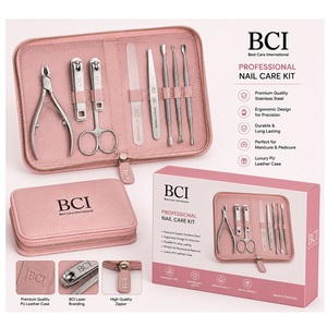 9 In 1 Professional Premium Quality Nails Care <b>Tools</b> Kit Manicure <b>Pedicure</b> Professional Instruments Kit Nails Grooming - Product Image 2