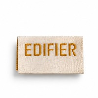 Étiquettes tissées personnalisées avec logo, étiquettes de marque cousues pour vêtements, articles vestimentaires et sacs