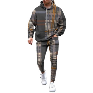ชุดเซ็ตเสื้อผ้าผู้ชายสไตล์สตรีทแวร์สำหรับฤดูหนาว 2 in 1 พร้อมโลโก้สั่งทำพิเศษ  ชุดวอร์มแบบสวมใส่สบาย ระบายอากาศได้ดี กันลม  ย้อมสีแบบ Garment Dyed  กางเกงวอร์มสำหรับเล่นกีฬา - Product Image 4