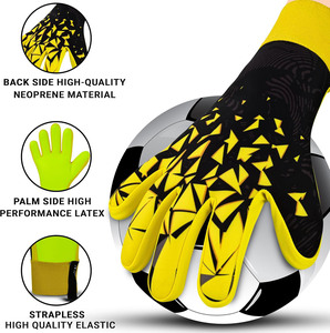 Gants de gardien de but de football en latex, gants de gardien de but pour matchs et entraînements, fabricant OEM - Product Image 3