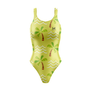 Combinaison de sport personnalisée pour femmes, légère, en spandex et polyester, imprimé floral, respirante, séchage rapide, maillot de bain de plage - Product Image 1