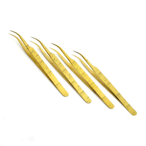 Pince à épiler professionnelle anti-acide en acier inoxydable de haute qualité, design optimal, 3 pièces avec pointe précise - Product Image 4