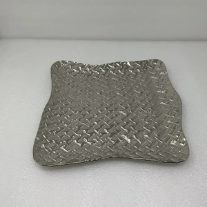 Decorative Aluminum Serving Tray With Premium Finish For Serving Food In Weddings Parties And Events - Product Image 1