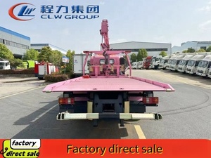 Camion de dépanneuse HOWO 4x2 5 tonnes plate-forme polyvalente transporteur de voiture dépanneuse de récupération de route <span class=keywords><strong>plateau</strong></span> coulissant inclinable un à deux avec <span class=keywords><strong>grue</strong></span> - Product Image 6