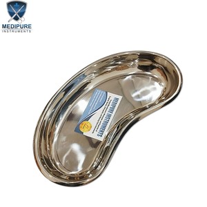 Plateau réniforme durable en acier inoxydable 6, 8, 10, 12, 14 pouces, plateau médical creux, chirurgical, réutilisable, pour hôpital et usage dentaire - Product Image 6