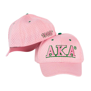Casquette de baseball AKA Hat 3 Letter Flexfit rose, brodée, pour femmes, idéale pour les activités de plein air et les tenues décontractées. - Product Image 1