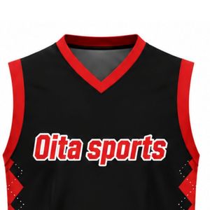 Camiseta Deportiva sin Mangas Negra y Roja para Voleibol, Uniforme de Alto Rendimiento para Práctica y Competencia - Product Image 3