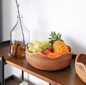 New Design <b>Large</b> Handcrafted Rattan <b>Baskets</b> For Household <b>Storage</b> And Decoration Natural Flexible Rattan <b>Baskets</b> For Organizing - Product Image 2