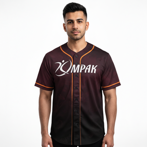Maillot de baseball tendance avec sublimation intégrale, idéal pour les collections de vêtements de sport modernes - Product Image 1