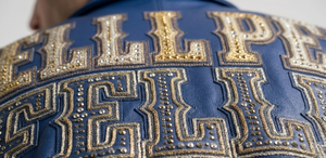 Custom <b>Men</b> Premium Real Cowhide Leather <b>Varsity</b> <b>Jacket</b> Rhinestone Letterman <b>Jacket</b> Streetwear Embroidery <b>Varsity</b> <b>Bomber</b> <b>Jacket</b> - Product Image 6