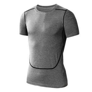 Fabricante mayorista de camisetas de gimnasio para hombre, transpirables, ligeras, de secado rápido, que absorben el sudor, ropa para correr, camisetas para trotar. - Product Image 1
