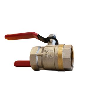 Robinet à boisseau sphérique forgé en laiton 25 mm 1 pouce, compact, à quart de tour, pour coupure de débit, usage résidentiel et commercial léger, plomberie - Product Image 1