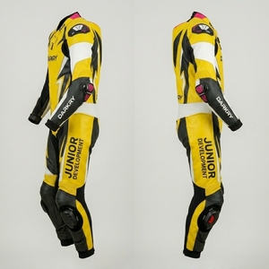 Combinaison de course moto en cuir sur mesure, Moto GP, une pièce, équipement de protection pour moto, combinaison de motard en cuir de vachette, fabricant OEM - Product Image 4