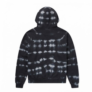 Sweat-shirt à capuche oversize tie-dye pour homme, 100% coton molletonné, avec poche kangourou, décontracté, automne - Product Image 2