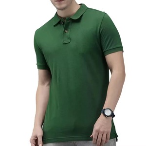 Chemises polo tendance pour hommes, polo T-shirt durable, respirant, léger, entièrement personnalisable, design uni décontracté, vente chaude - Product Image 1
