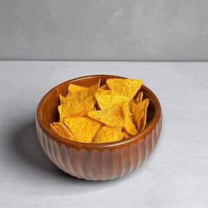 Bol de service en bois écologique de qualité supérieure pour salade de fruits, desserts, biscuits, collations, rangement de cuisine, accessoires de salle à manger, classique - Product Image 1