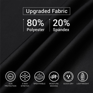 Camisetas de Natación para Hombre, Protección Solar UPF 50+, Camiseta Deportiva de Secado Rápido de Poliéster para Playa - Product Image 5