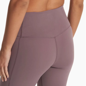 Leggings d'entraînement taille haute pour femmes, collants de yoga et de fitness extensibles pleine longueur, pantalons de sport slim pour la gym, vente en gros OEM personnalisée - Product Image 6